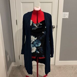 White House Black Market maxi sweater and camisole